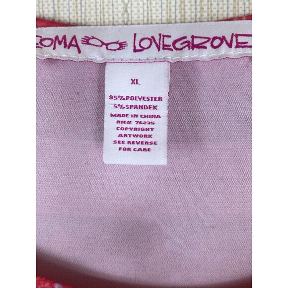 Leoma Lovegrove XL Christmas Themed Holiday Dress Wearable Art Colorful Tropical - Picture 5 of 7